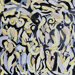HUILE SUR TOILE ST 120X120 2020 Philmari ROJOUAN Artiste peintre Nantes