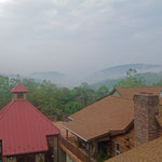 Misty Mountain Views from the Guesthouse Building