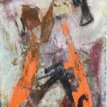 4447 - Collage Aufwärts - 30 x 25 cm 