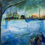 4743 - Seeatmosphäre - 70 x 50 cm - VERKAUFT