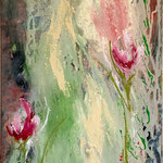 4463 - Tulpen - 100 x 40 cm - VERKAUFT