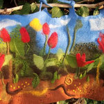 Wandtasche "Frühling"