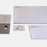 4pack | Visitenkarten, Briefbögen, Briefumschläge verschiedener Formate - infragrau, gute Gestaltung