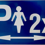 Parkschild Frauenparkplatz