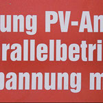 Schild PV-Anlage bestellen