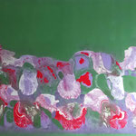 Acrylbild Glückspilze 140x100 cm