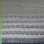 Acrylgemälde Grey to Clear up 140x100 cm