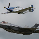 F-35A & P-51 Mustang