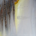 #50 La brèche 2, 40x120, Toile sur châssis