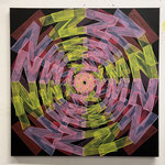 HYMN, acrylic on canvas, 1 x 1 m, 2024