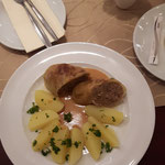 Kohlroulade mit Kartoffeln