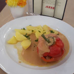 Gefüllte Paprika mit Kartoffeln