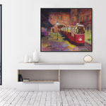 "Straßenbahn" 120 x 100 cm 