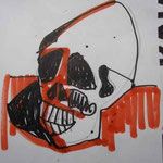 SKULL - PEN PENCIL PAPER ANNE M MCCLOY 2011