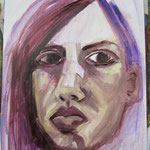 PAINTING PURPLE - OIL PAPER 2009 ANNE M MCCLOY