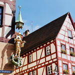 Fachwerkhaus am Tiergärtnertor in Nürnberg Sehenswürdigkeiten Deutschland Nürnberg