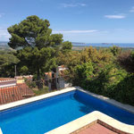 Privater Pool mit Aussicht 