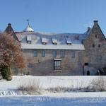 Burg im Winter