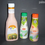 DRESSINGS (v.l.n.r.) Minimum Thousand Island Dressing 400ml, Delikato Joghurt & American Dressing 250ml