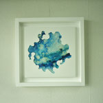 「bubble4」　ベニヤ板、画用紙、鏡、油彩、水彩、合成樹脂　2012