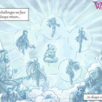 Another promotion picture, this time the "villain show" from Prologue page 01