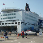 die Norröna im Hafen