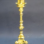 1c - candeliere barocco in metallo dorato varie misure