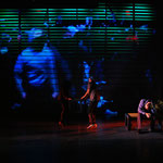 Us and Them // Headlines Theatre // lighting design Jerguš / directors David Diamond and Kevin Finnan / music & sound design Owen Belton / costume design Carmen Alatorre / set design Yvan Morisette / projection design Conor Moore  