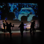 Us and Them // Headlines Theatre // lighting design Jerguš / directors David Diamond and Kevin Finnan / music & sound design Owen Belton / costume design Carmen Alatorre / set design Yvan Morisette / projection design Conor Moore  