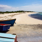 Kilometerlang zieht sich der weiße Sandstrand von Struisbaai. 