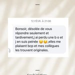Avis cliente de Sandrine - Sand Créations bijoux en pierres fines