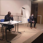 24/01/2022: Centre Afpa de Meudon l'après-midi. Intervention d’Abdoulaye Kanté auprès des jeunes de la Promo 16-18 de Meudon, Nanterre et Paris. Module "Dialogue Police/Jeunesse"
