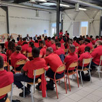 16/05/2022: À Marseille, centre ÉPIDE. Intervention débat avec les jeunes volontaires sur le dialogue Police/Jeunesse, les discriminations et les besoins de la jeunesse dans les qpv de Marseille. 