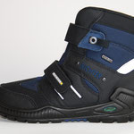 Winterschuh von Richter mit SympaTex zum Kletten in schwarz-blau. Größe 32-35