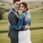 customized spijkerjasje naar wens van AIM your wedding