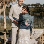 verrassend spijkerjasje bruid voor bruiloft, aim your wedding
