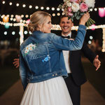 jeansjasje voor hippe bruid van sabrina - aim your wedding