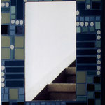 Mosaik-Spiegel "Mondrian lässt grüßen", 50 x 70 cm, verkauft