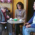 Boris Pahor, Tania Zanuttini e Ferruccio Tassin