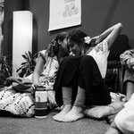meditation in between - Niria Alicia & Mesiah (Sweetgrass) Ebony Burciaga-Hameed & Mirim Ju Yan Guarany - Indigenous youth leader