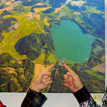 Der Längsee vom Ballon aus 