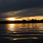 Sonnenuntergang am Amazonas