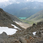 das Ziel vor Augen - der Vernatsch Stausee