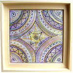 "Purple" - 20x20 sur bois - encadré (70€) ©B.Dupuis