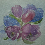 2014. Voorjaarsbloemen, 25x25