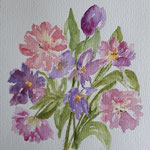 2022. Uitgebloeide Tulpen 20x20