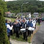 Einzug in das Schützenhaus