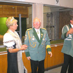 Das scheidende Königspaar