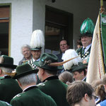 Einzug in das Schützenhaus