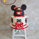Minnie Mouse taart